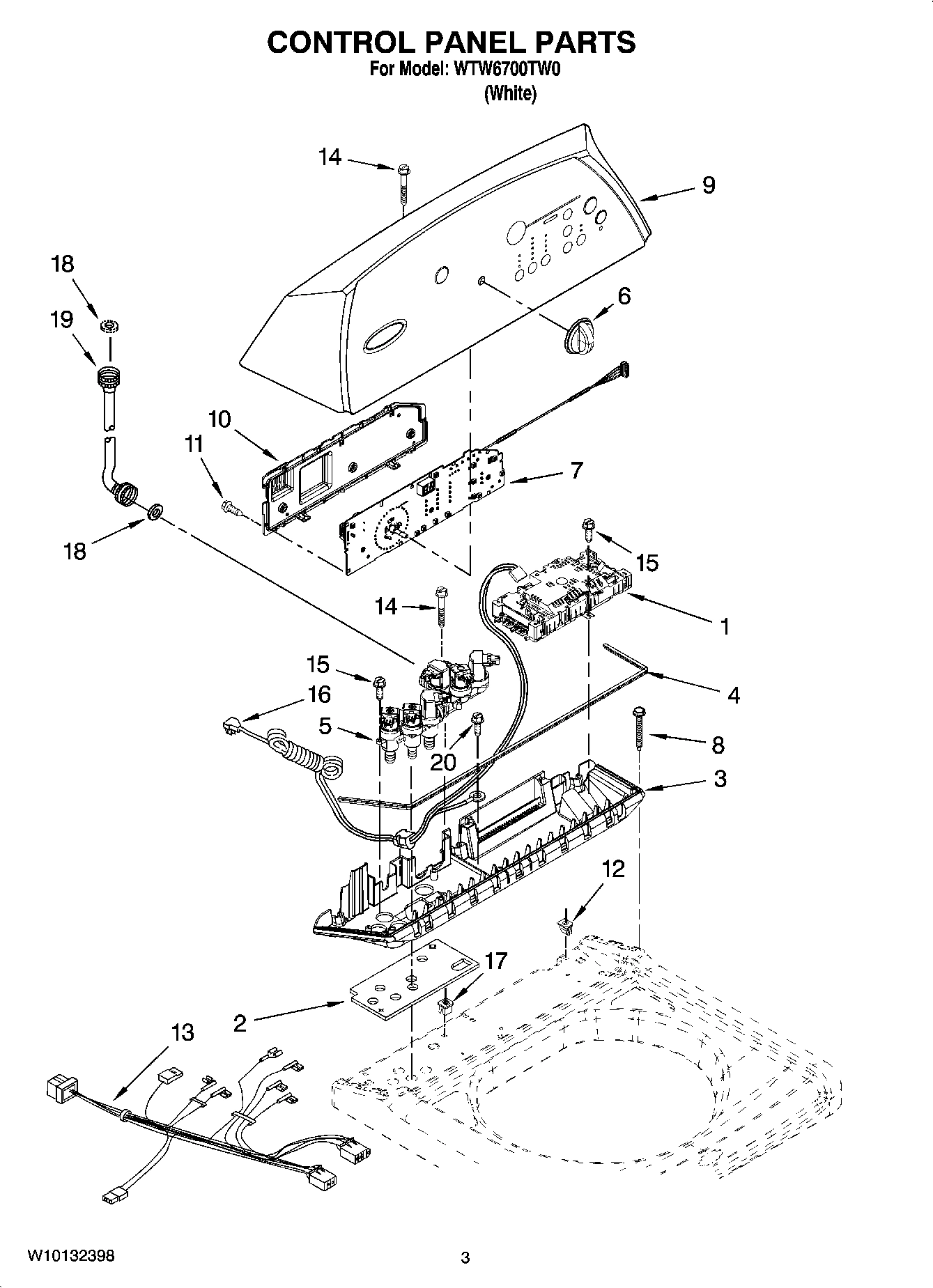 02 - CONTROL PANEL PARTS