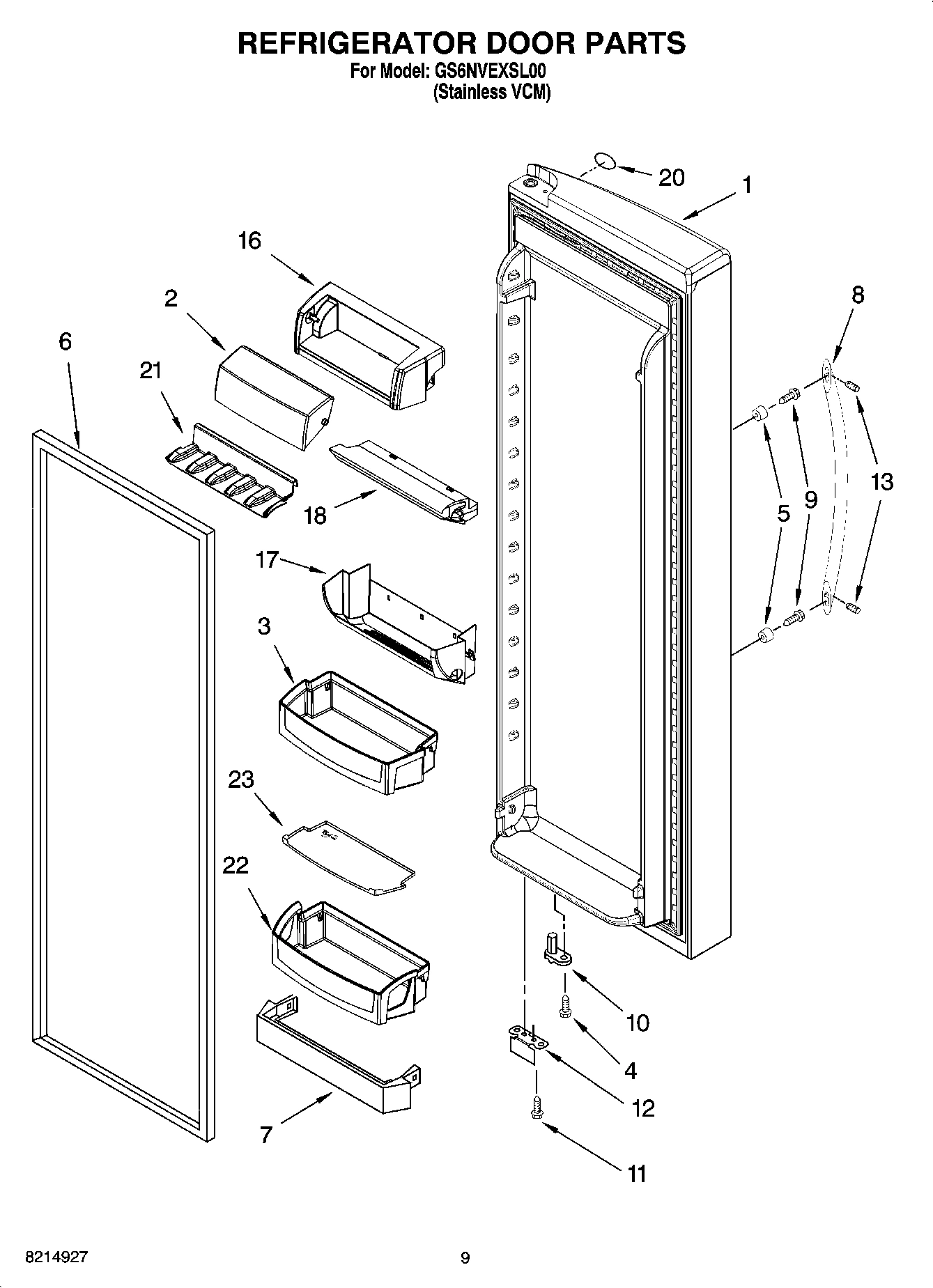06 - REFRIGERATOR DOOR PARTS