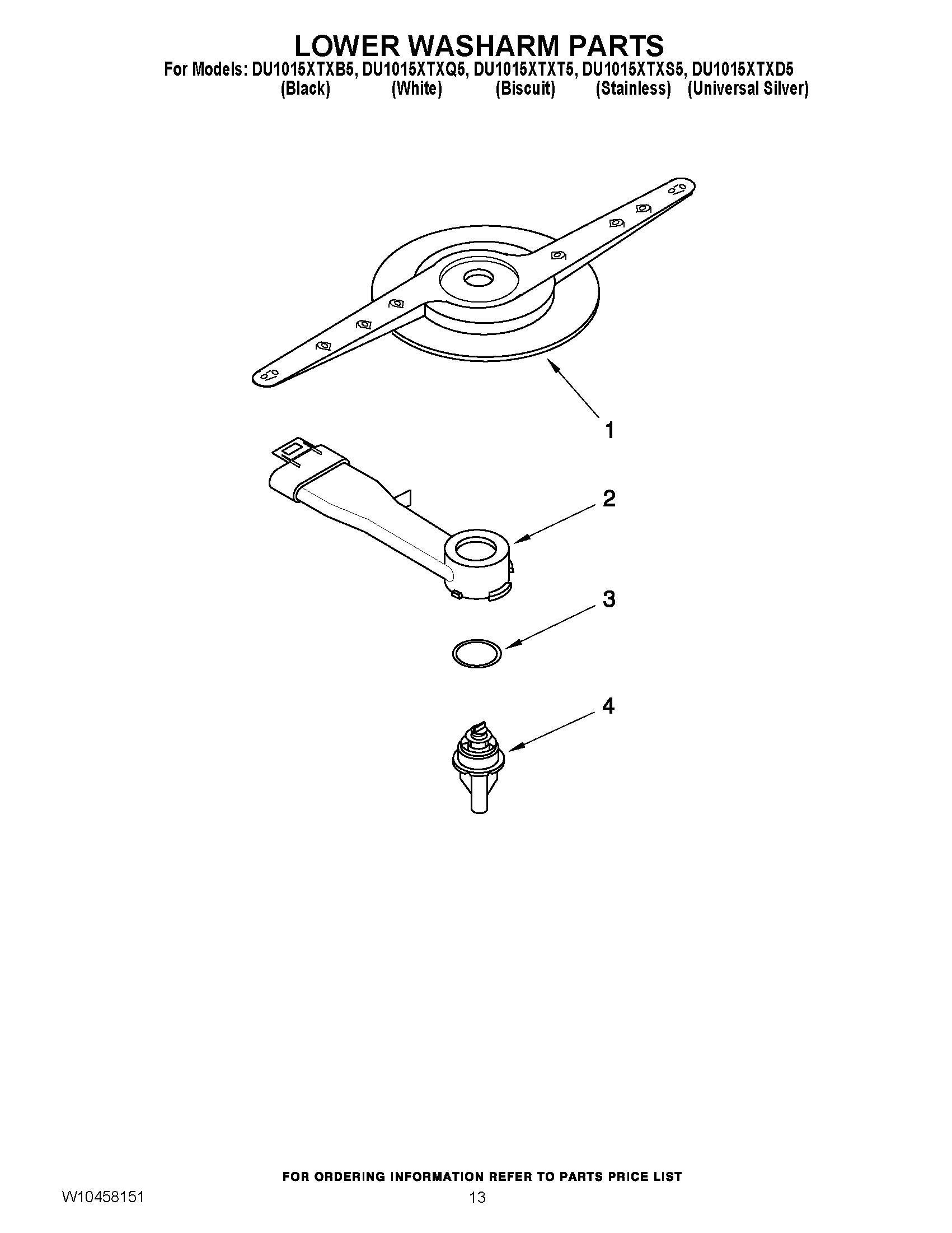 11 - LOWER WASHARM PARTS