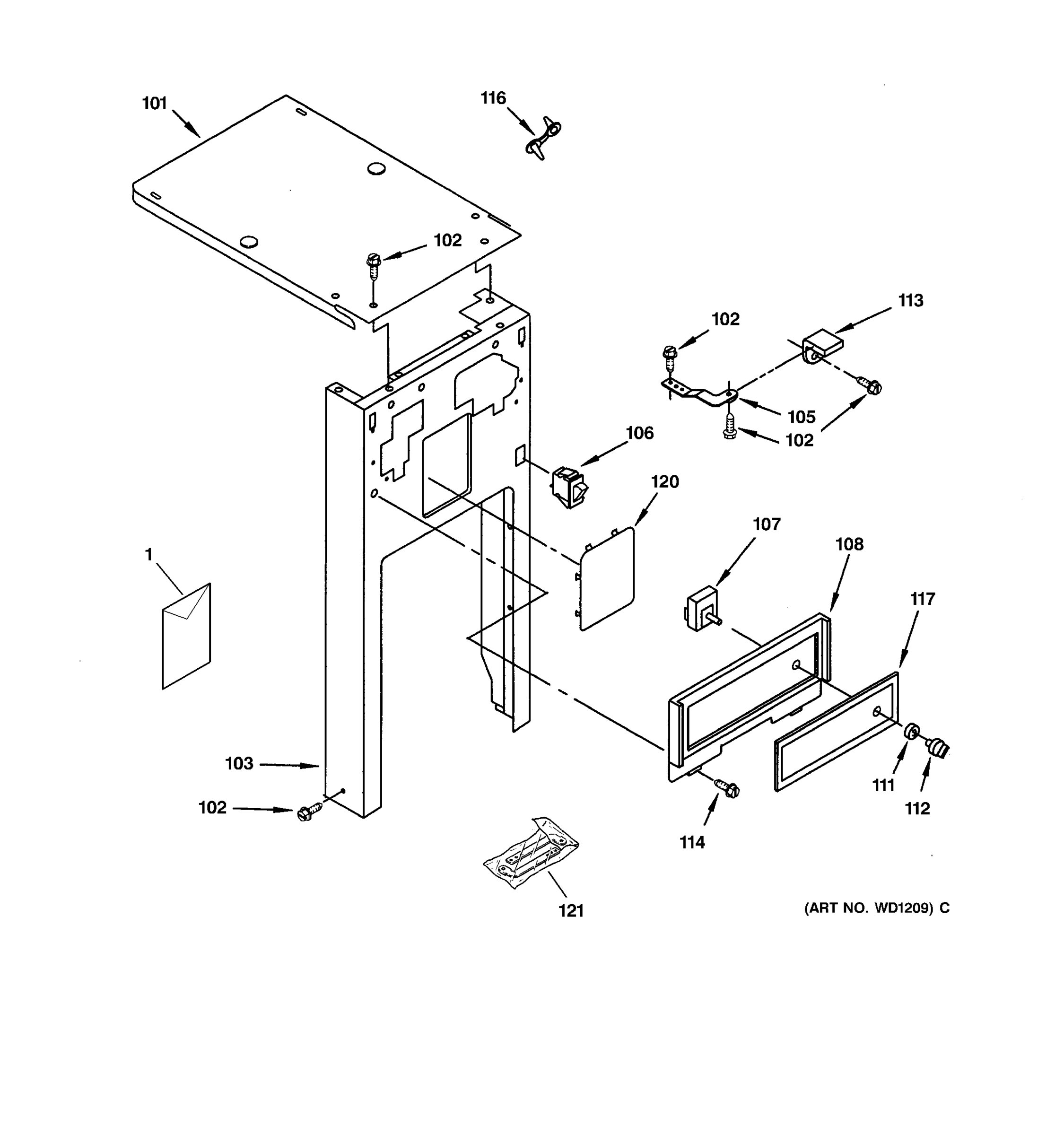 CABINET & CONTROL PARTS