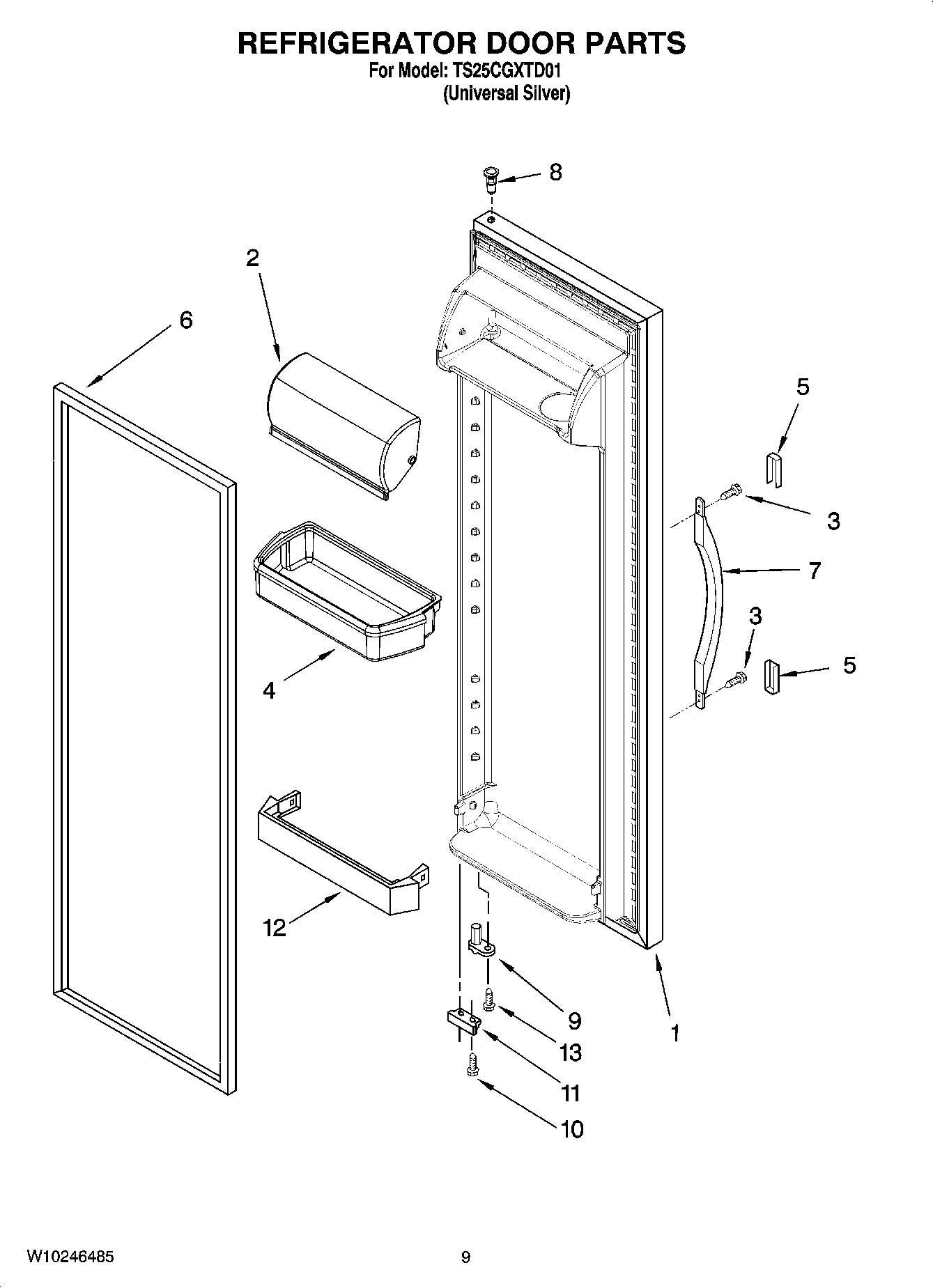 06 - REFRIGERATOR DOOR PARTS
