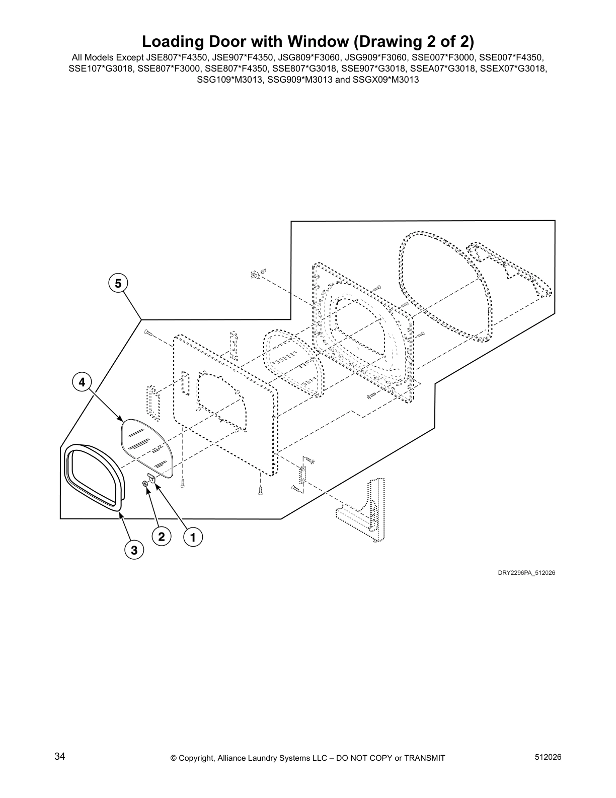 Loading Door with Window (Drawing 2 of 2)