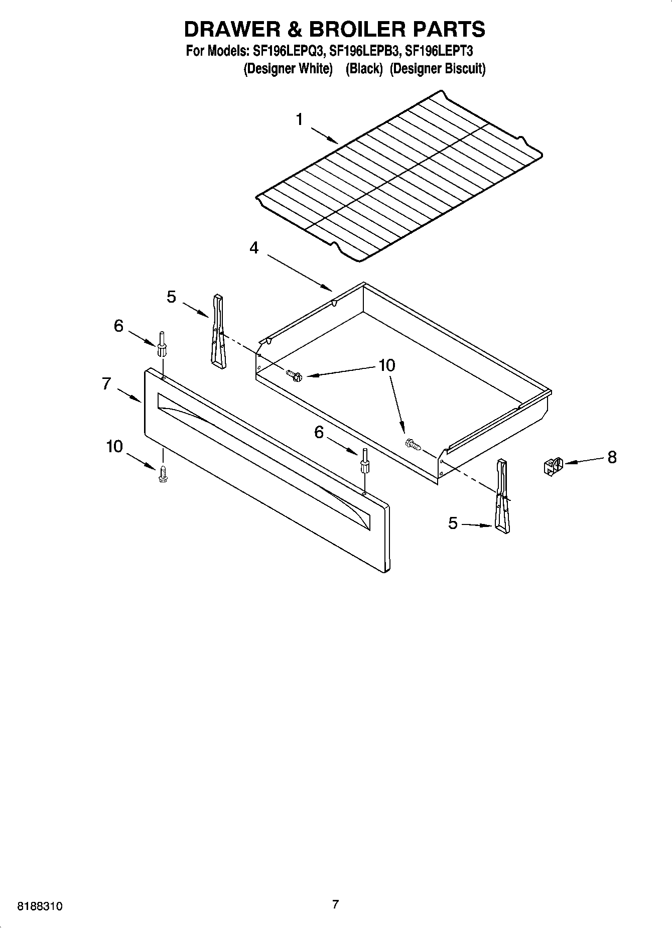 05 - DRAWER & BROILER PARTS