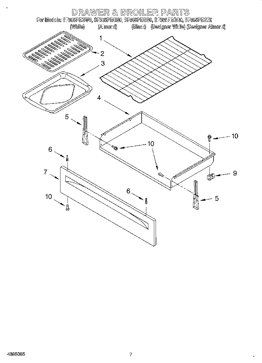 05 - DRAWER AND BROILER