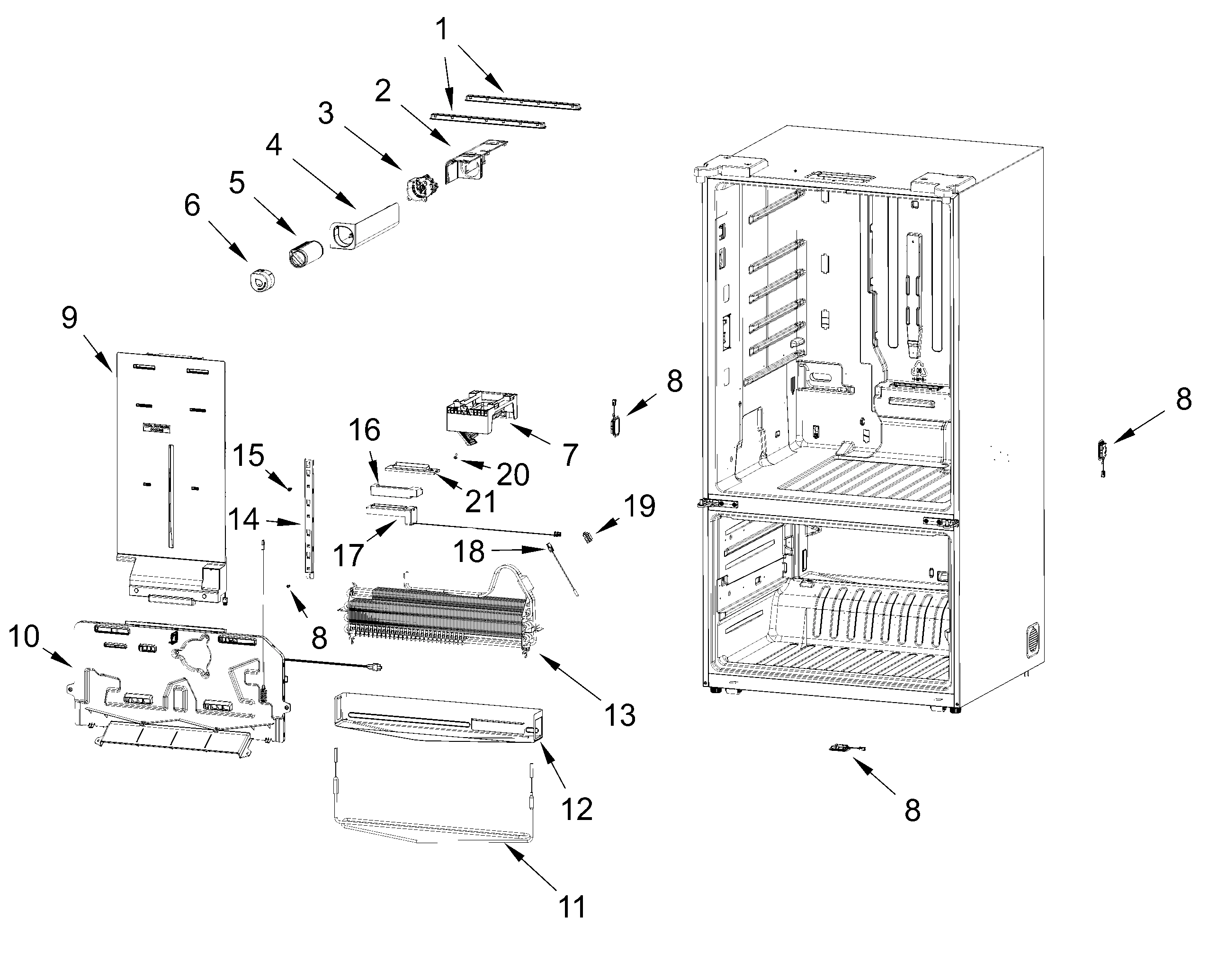 WATER AND FILTER PARTS