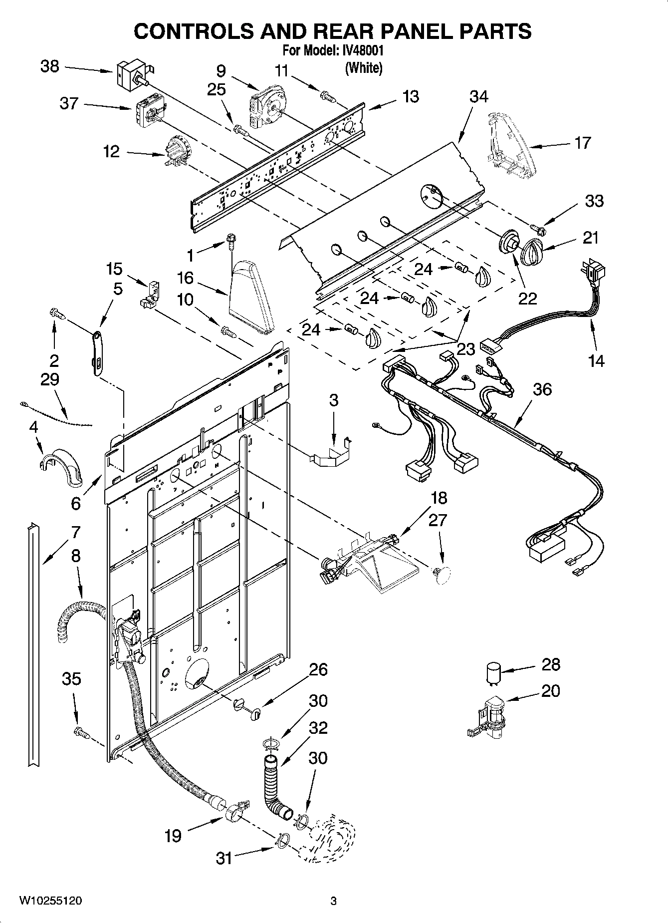 02 - CONTROLS AND REAR PANEL PARTS