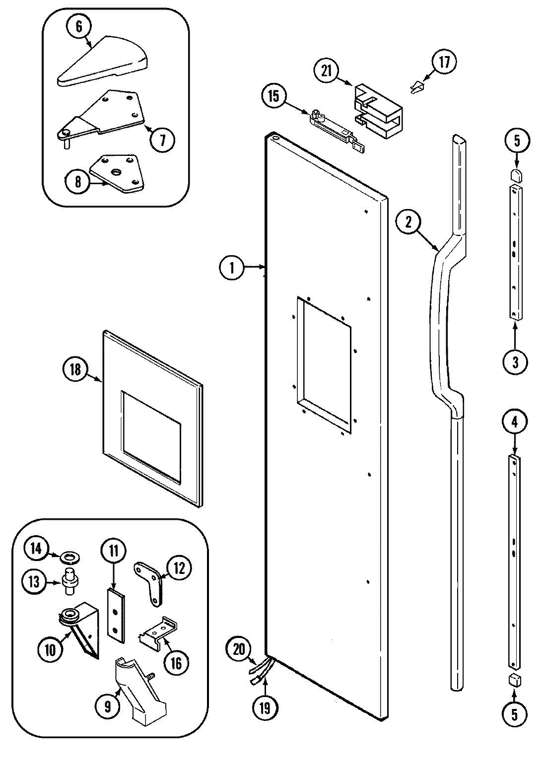 03 - FREEZER OUTER DOOR