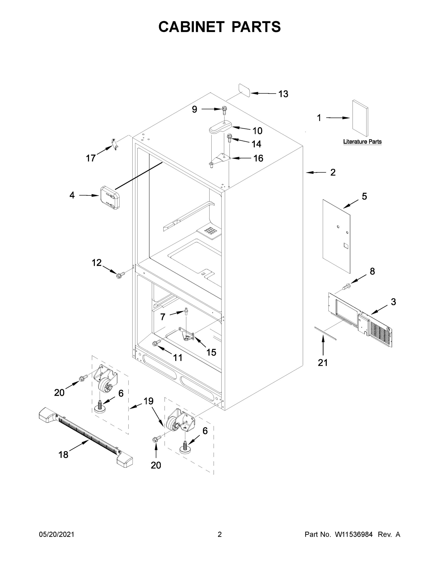 02 - CABINET PARTS