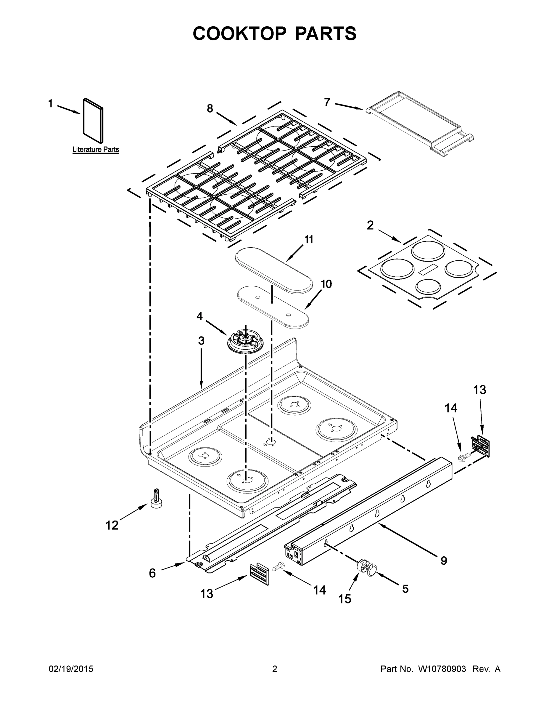 02 - COOKTOP PARTS