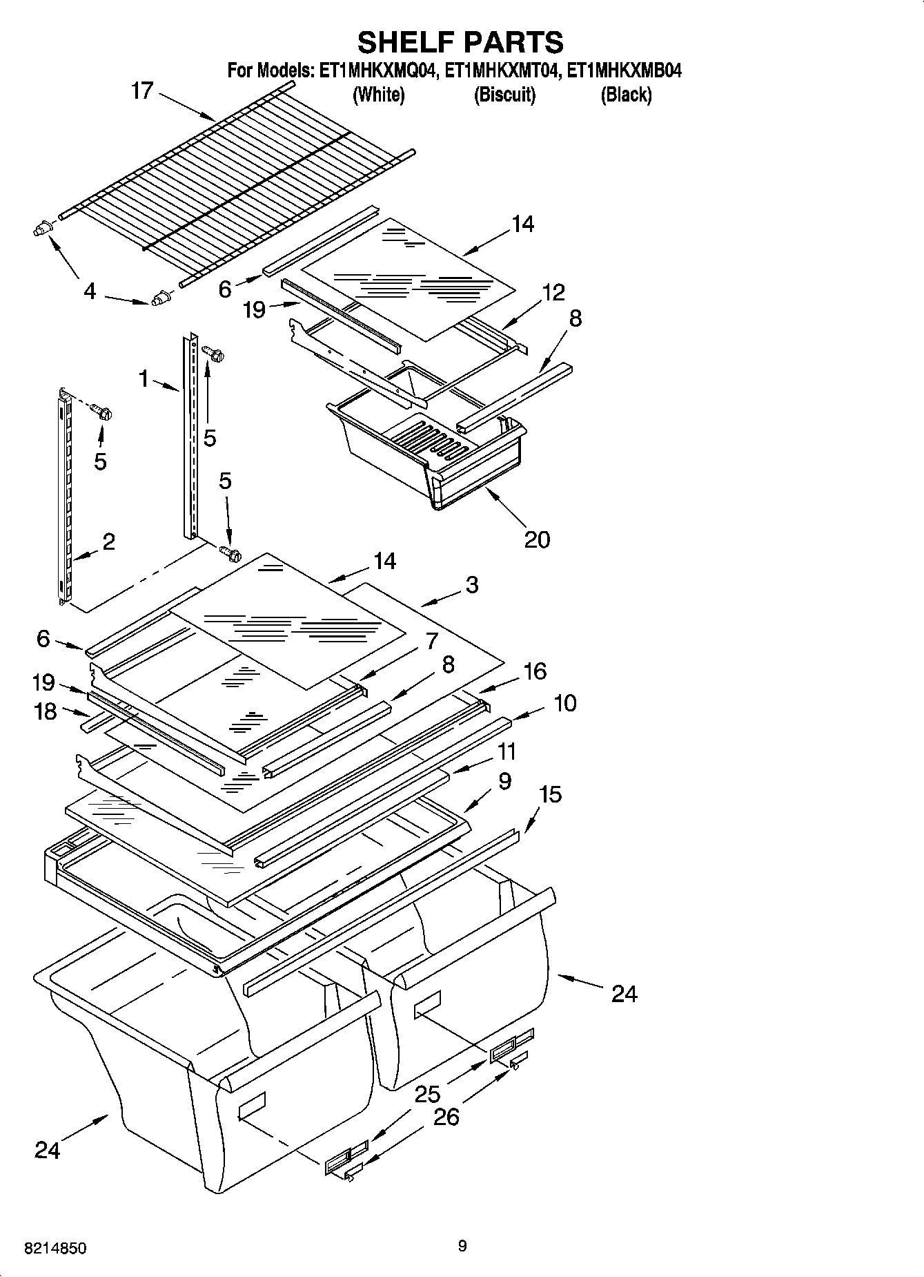 05 - SHELF PARTS, OPTIONAL PARTS