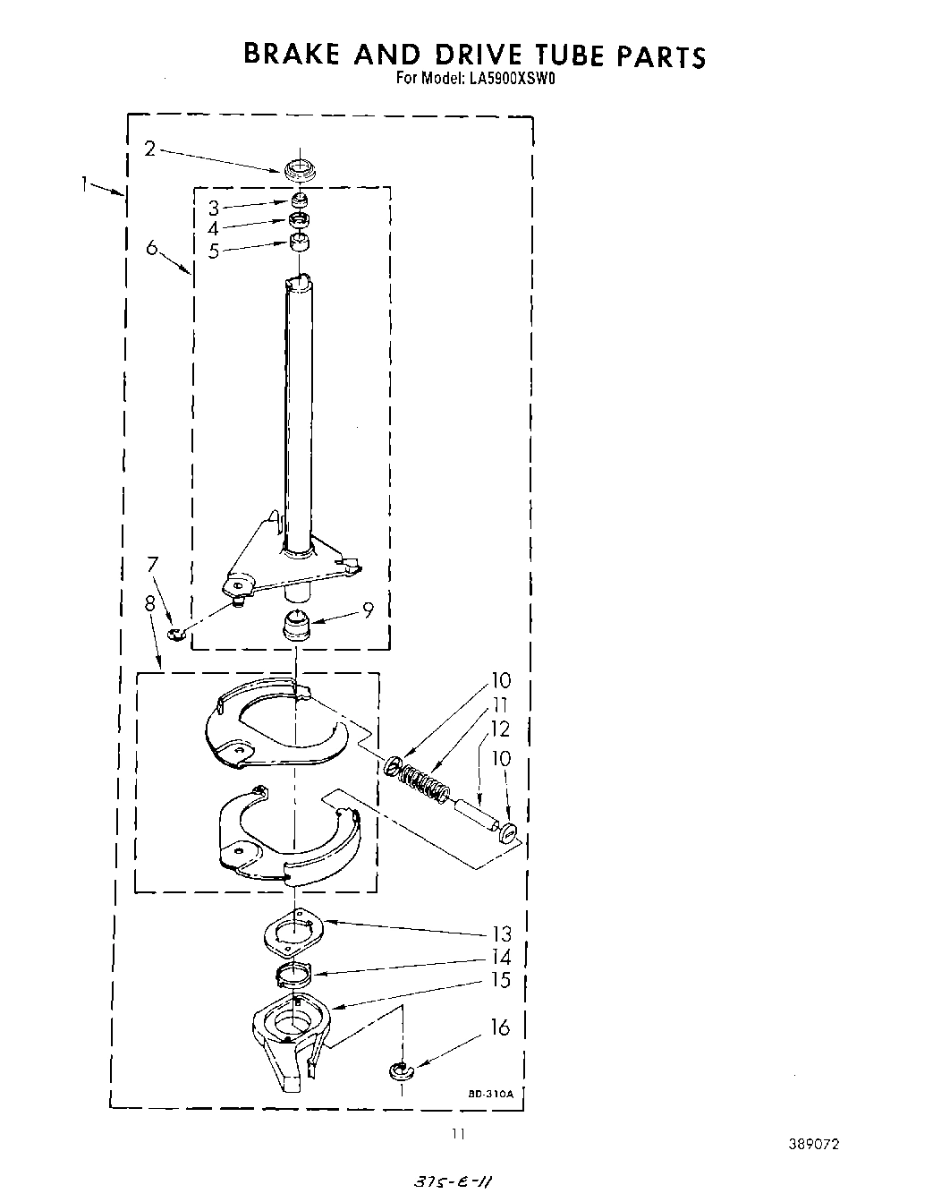 09 - BRAKE AND DRIVE TUBE