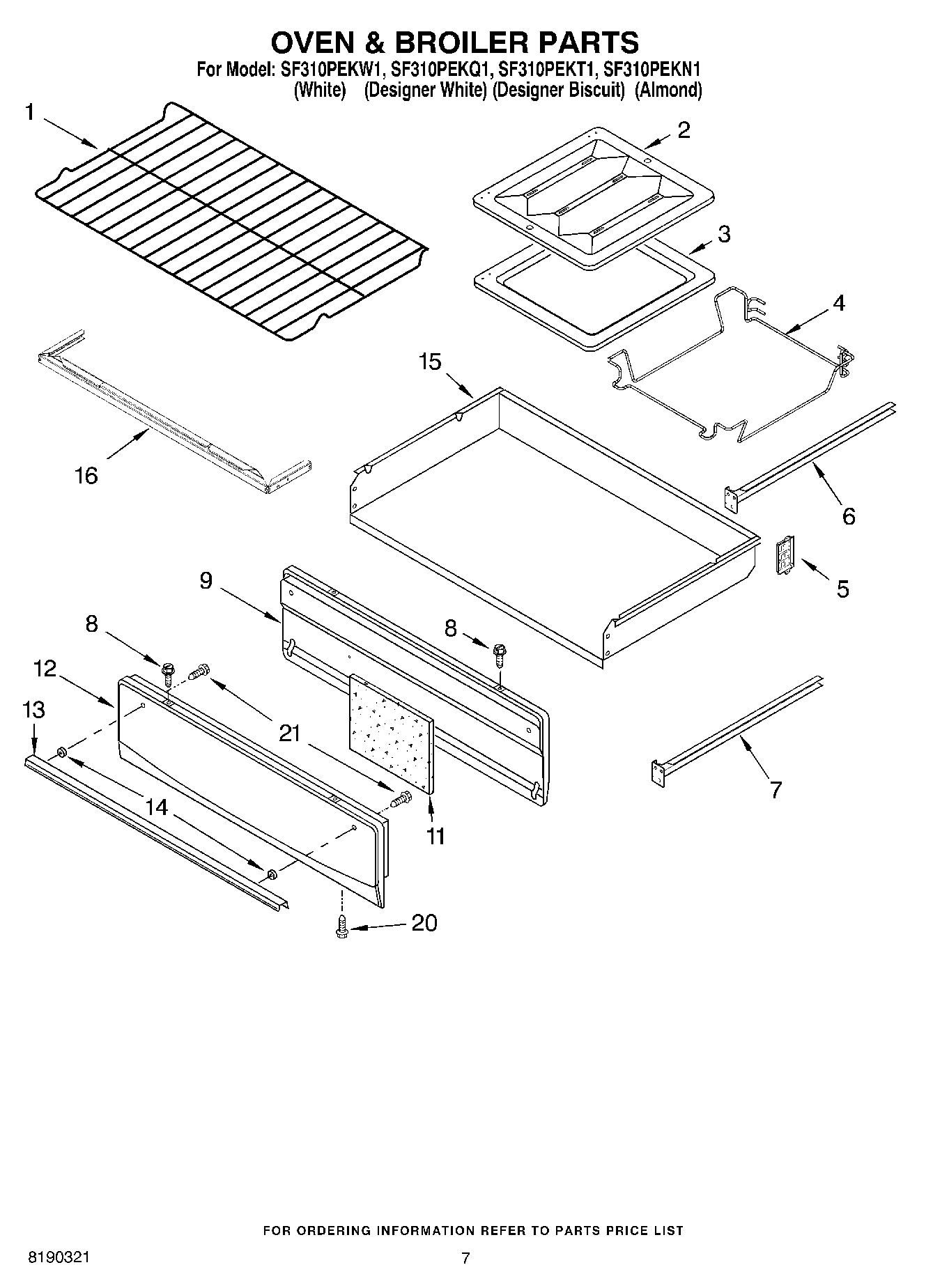 05 - OVEN & BROILER PARTS