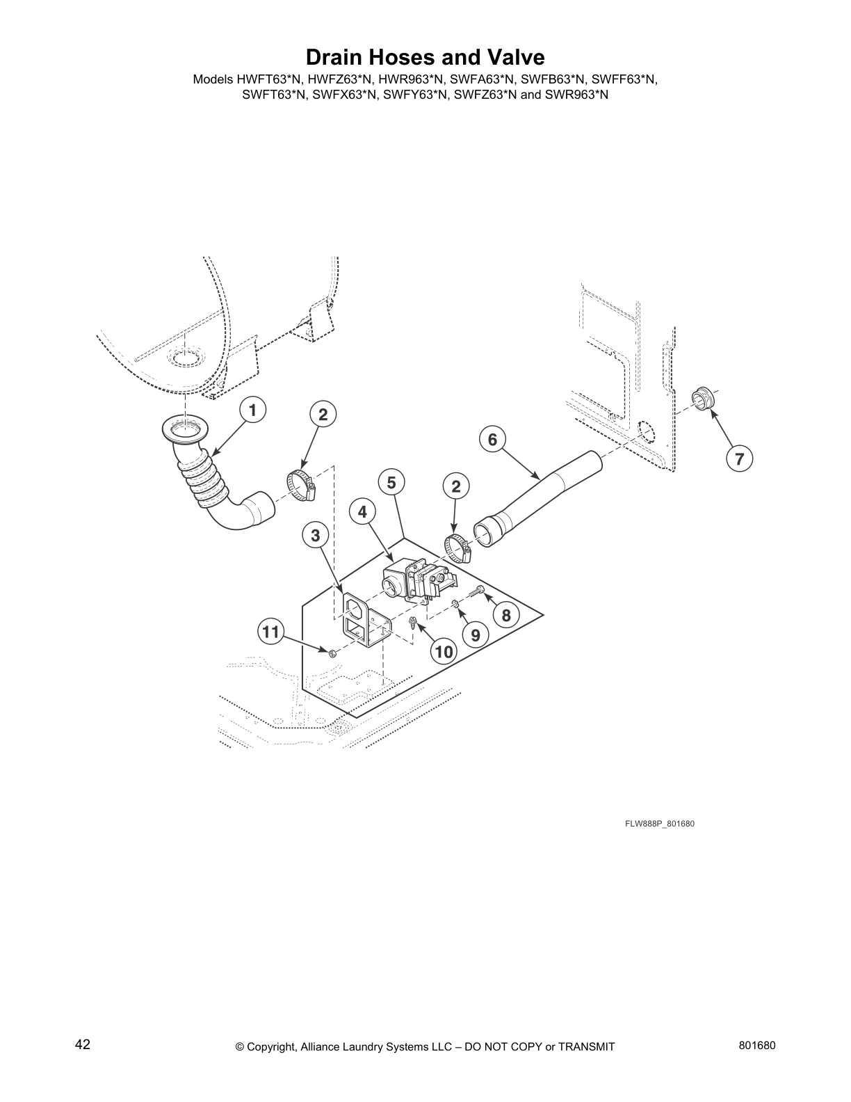 Drain Hoses and Valve
