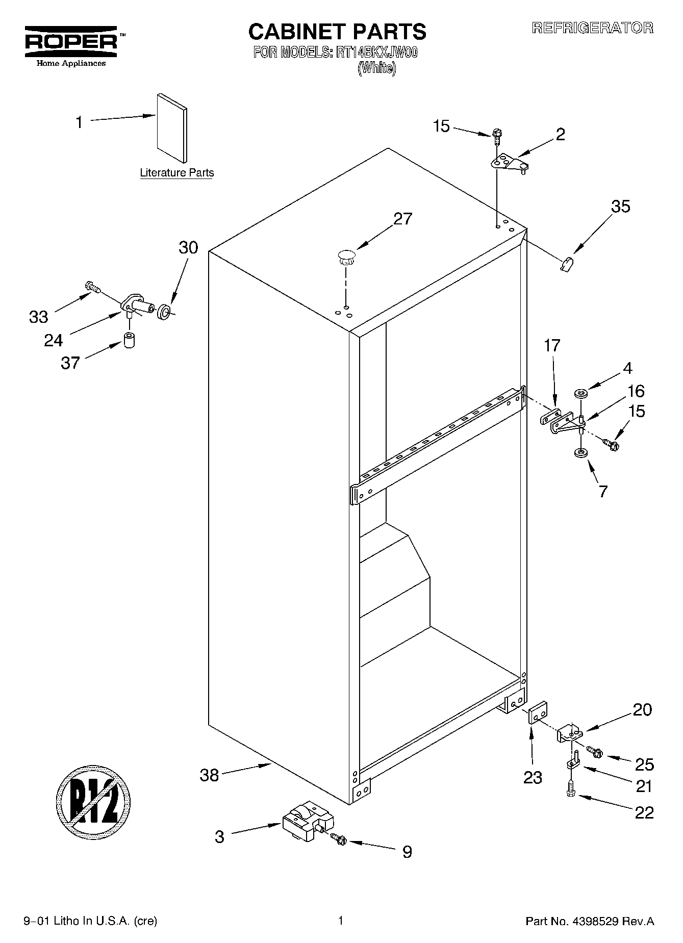 01 - CABINET, LITERATURE