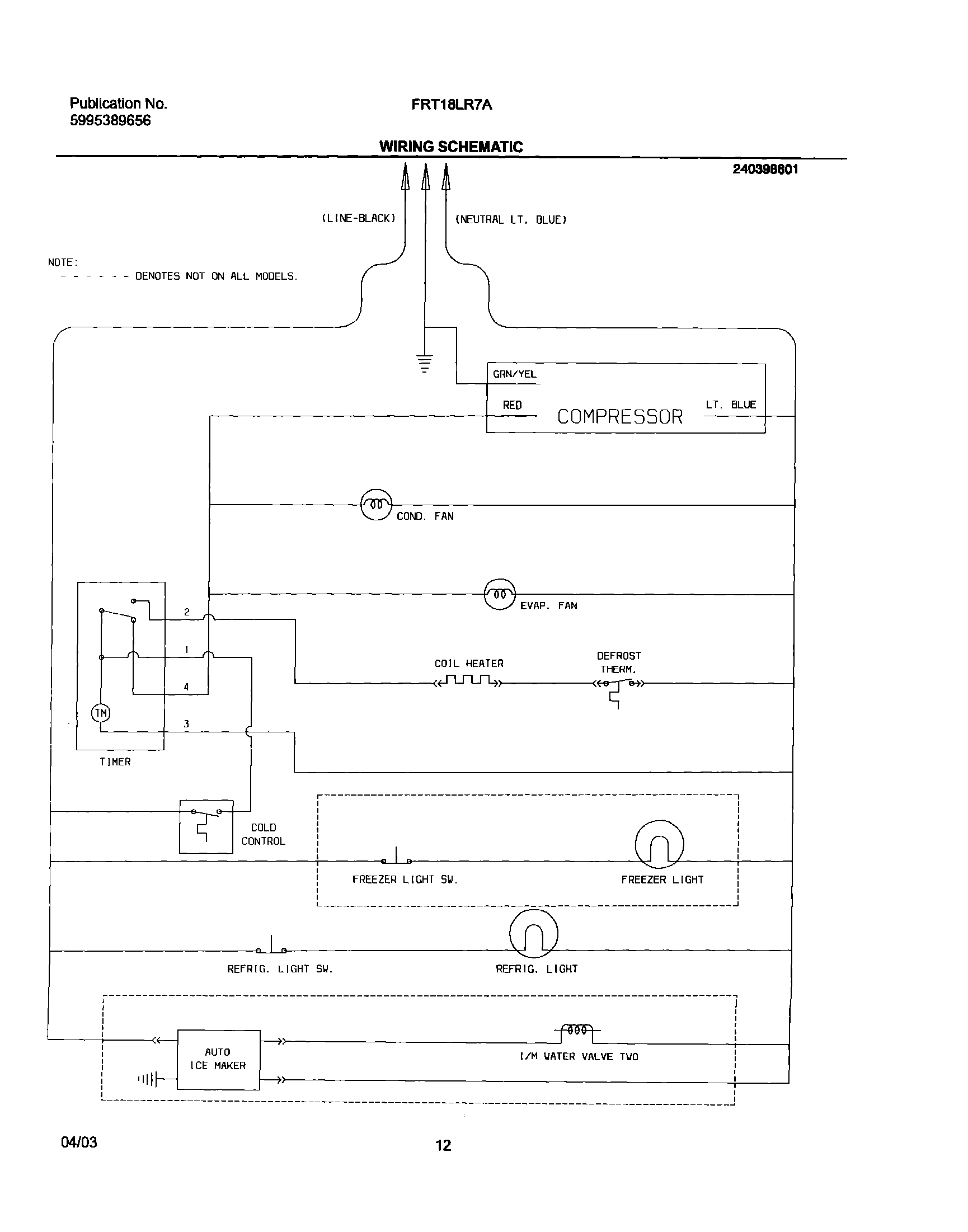 12 - WIRING SCHEMATIC