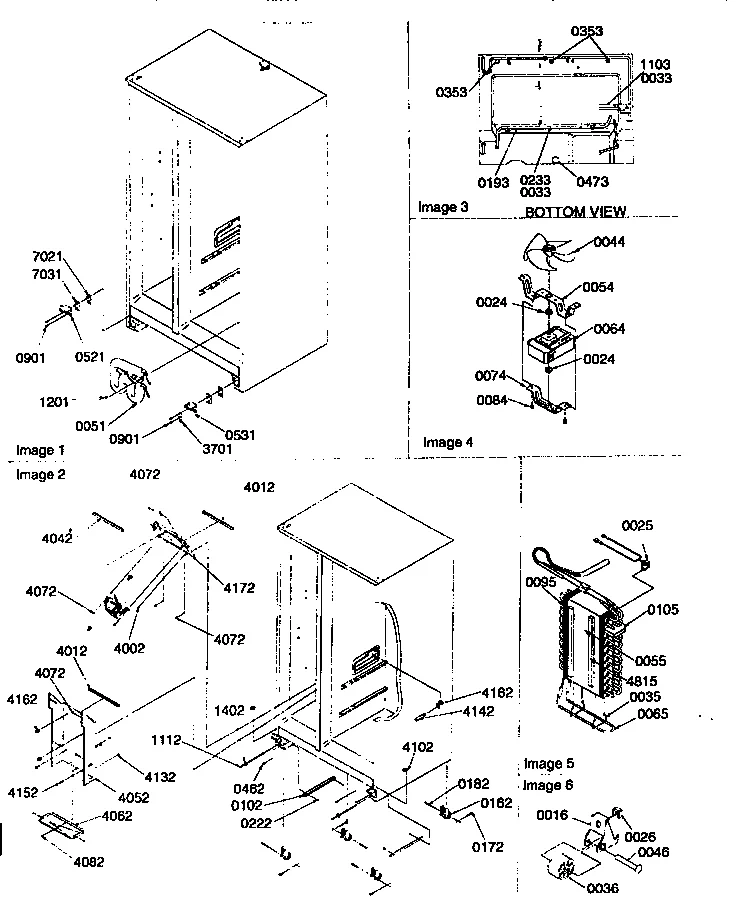DRAIN SYS/ROLLERS/EVAP ASSY