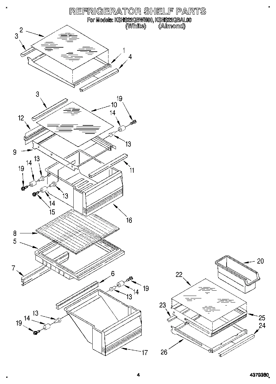 03 - REFRIGERATOR SHELF