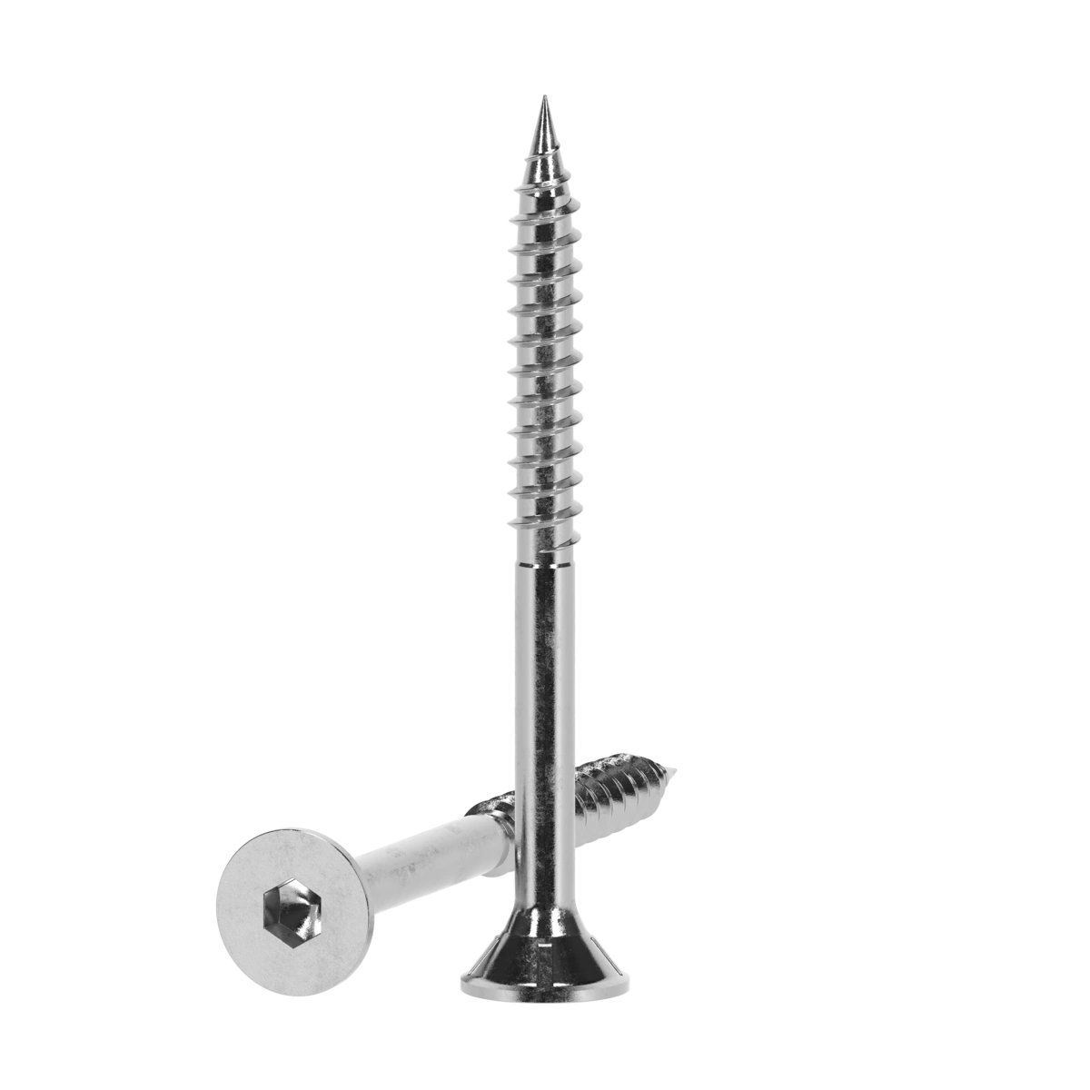 ZENITH® 14G x 75mm 304 Stainless Steel, Self Drilling, Internal Hex Drive, Bugle Batten Screws – External Use – 25 Pack