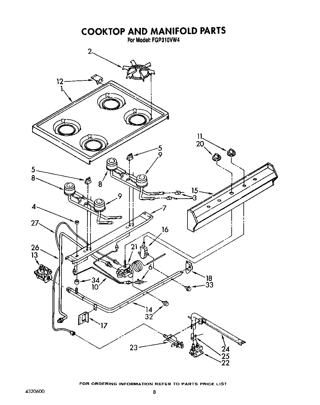 06 - COOKTOP AND MANIFOLD, LIT/OPTIONAL