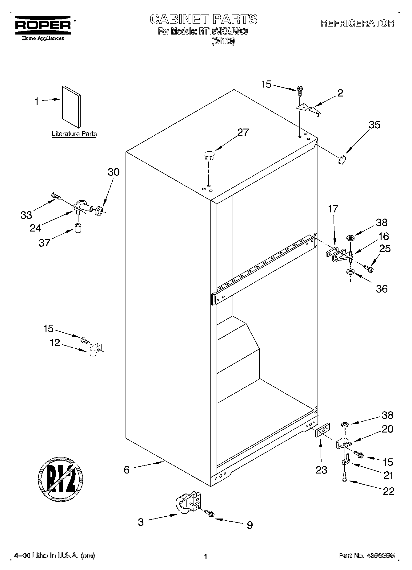 01 - CABINET, LITERATURE