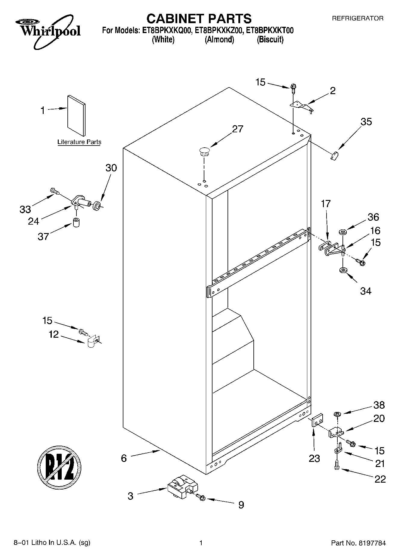 01 - CABINET, LITERATURE