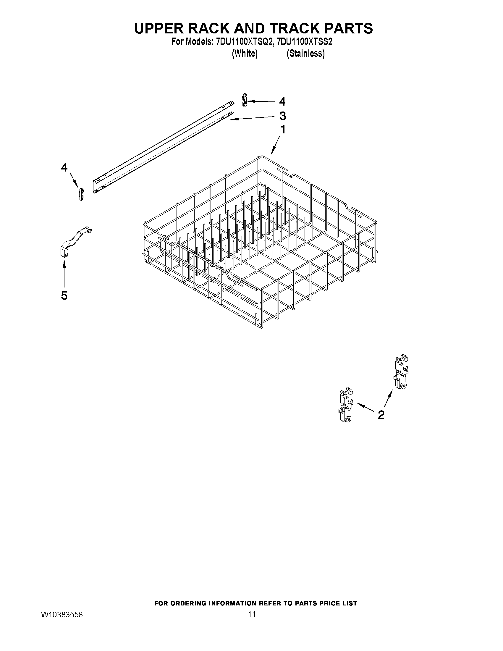 09 - UPPER RACK AND TRACK PARTS