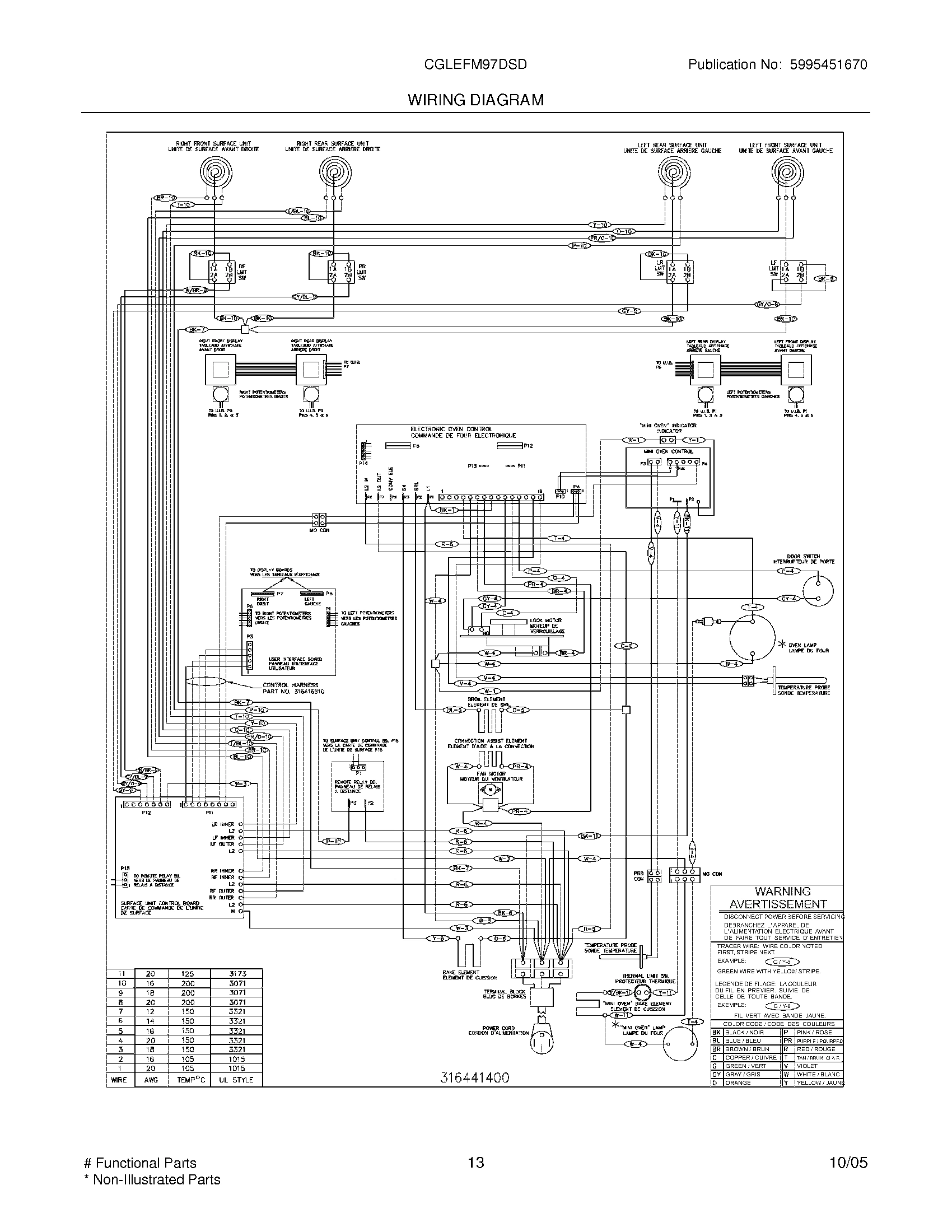 13 - WIRING DIAGRAM