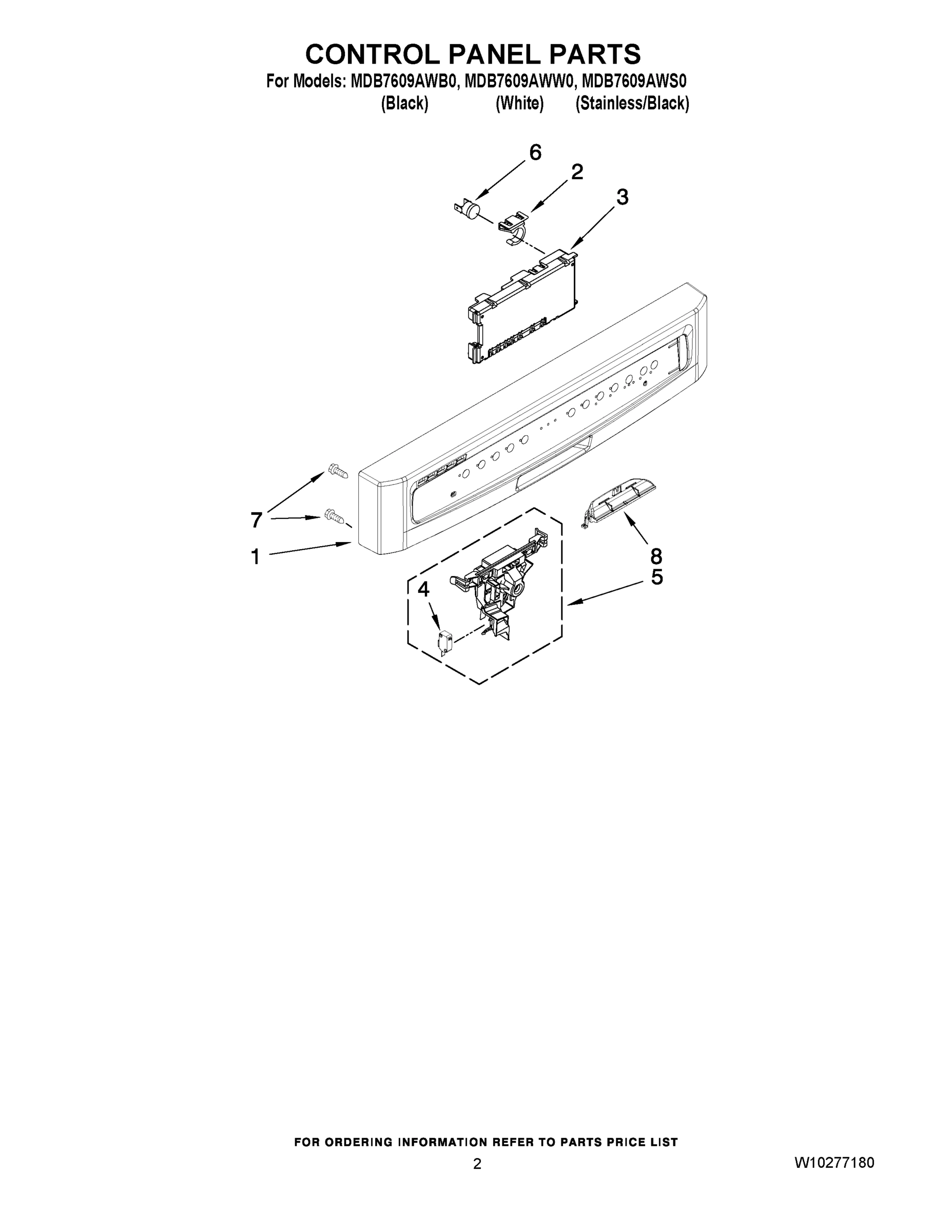 02 - CONTROL PANEL PARTS