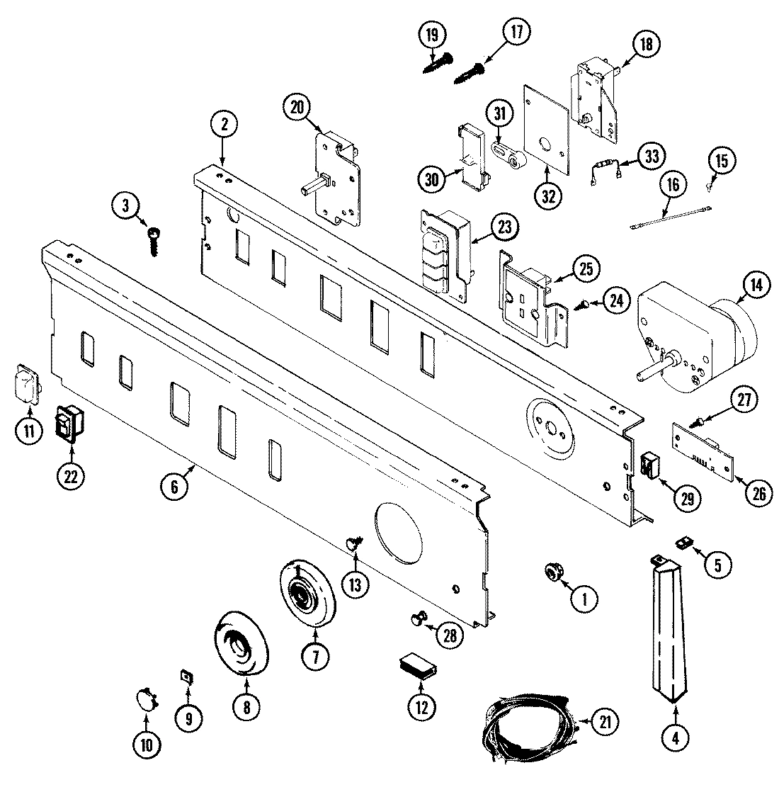 03 - CONTROL PANEL (LDE9824ACM & LDG9824AAM)