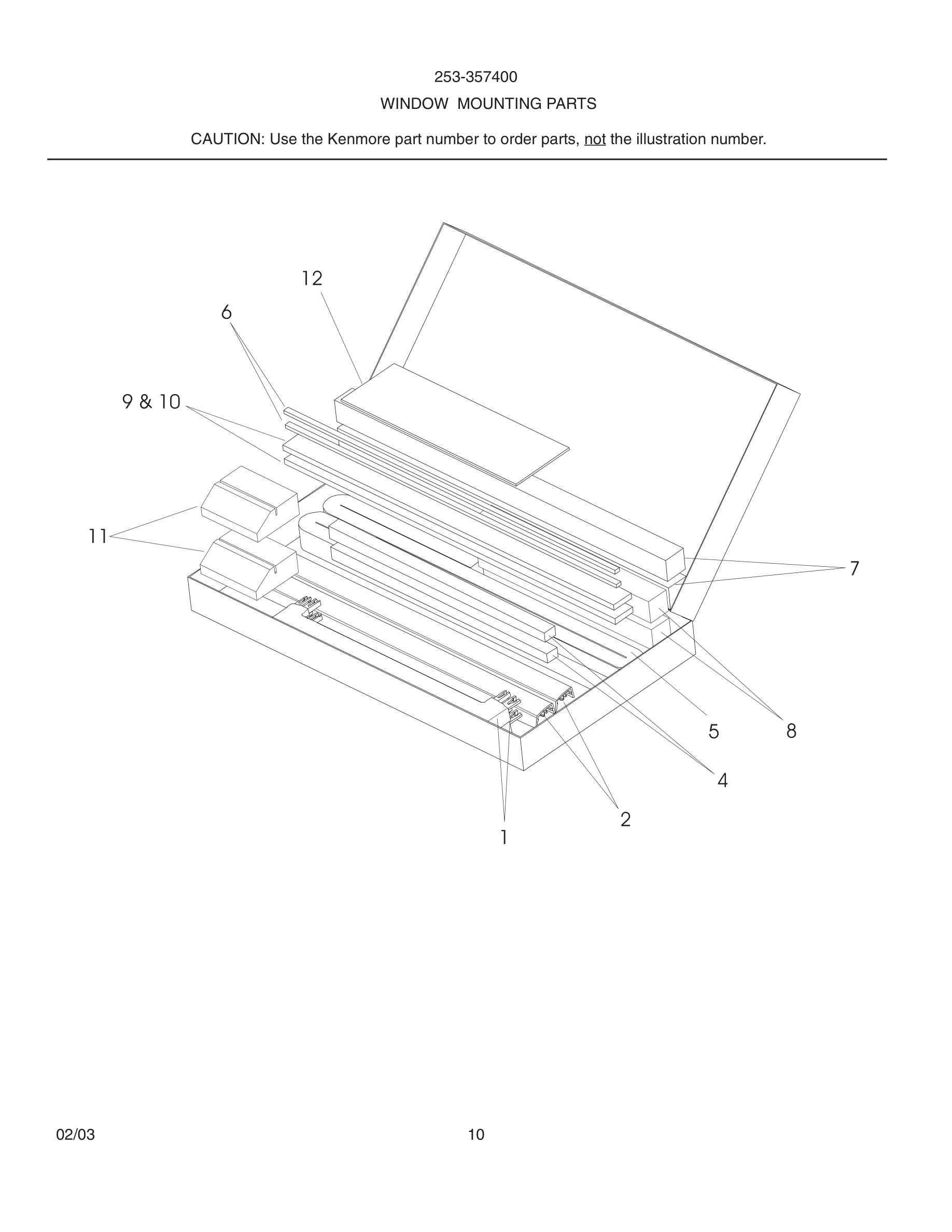 11 - WINDOW MOUNTING PARTS