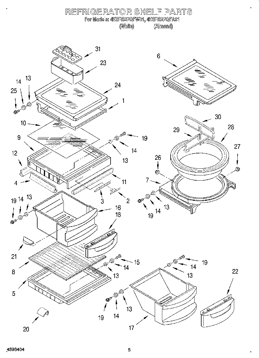 04 - REFRIGERATOR SHELF