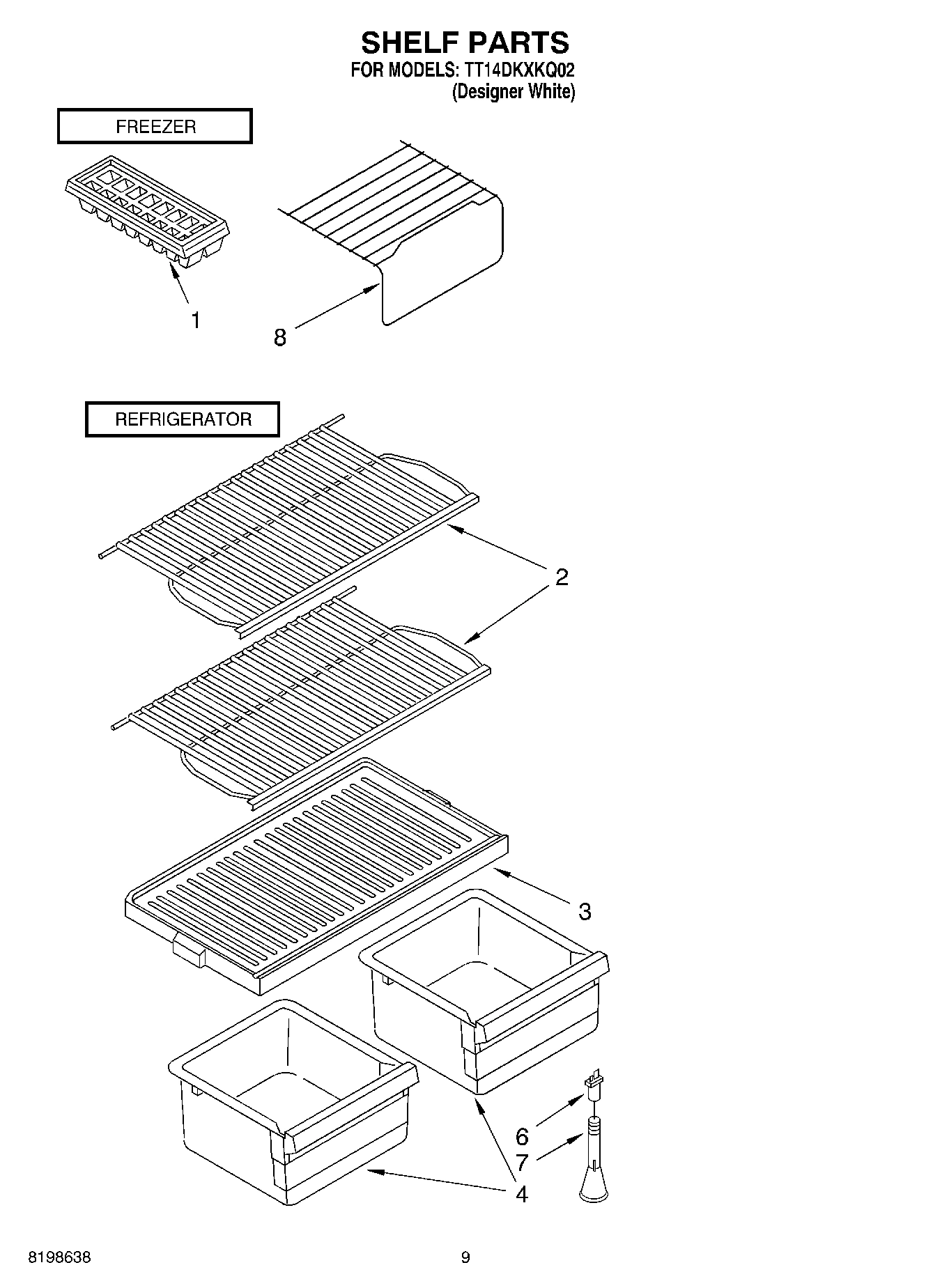 05 - SHELF PARTS, OPTIONAL PARTS
