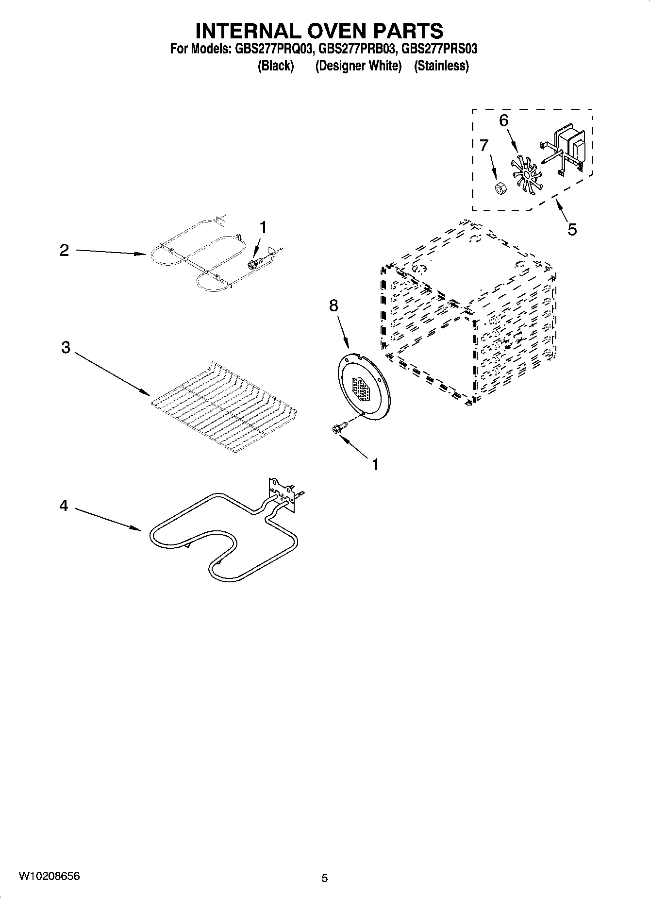 04 - INTERNAL OVEN PARTS
