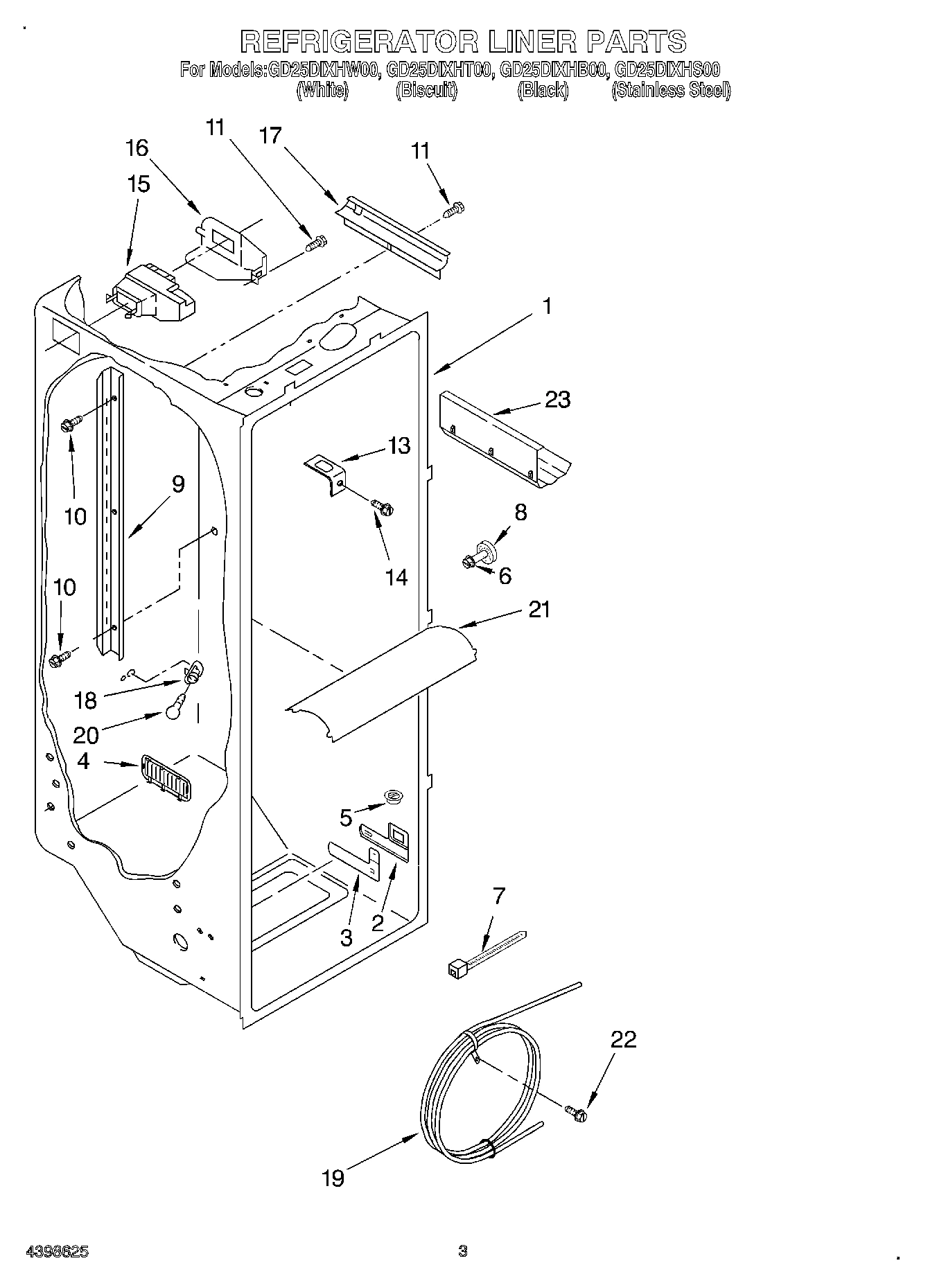 02 - REFRIGERATOR LINER