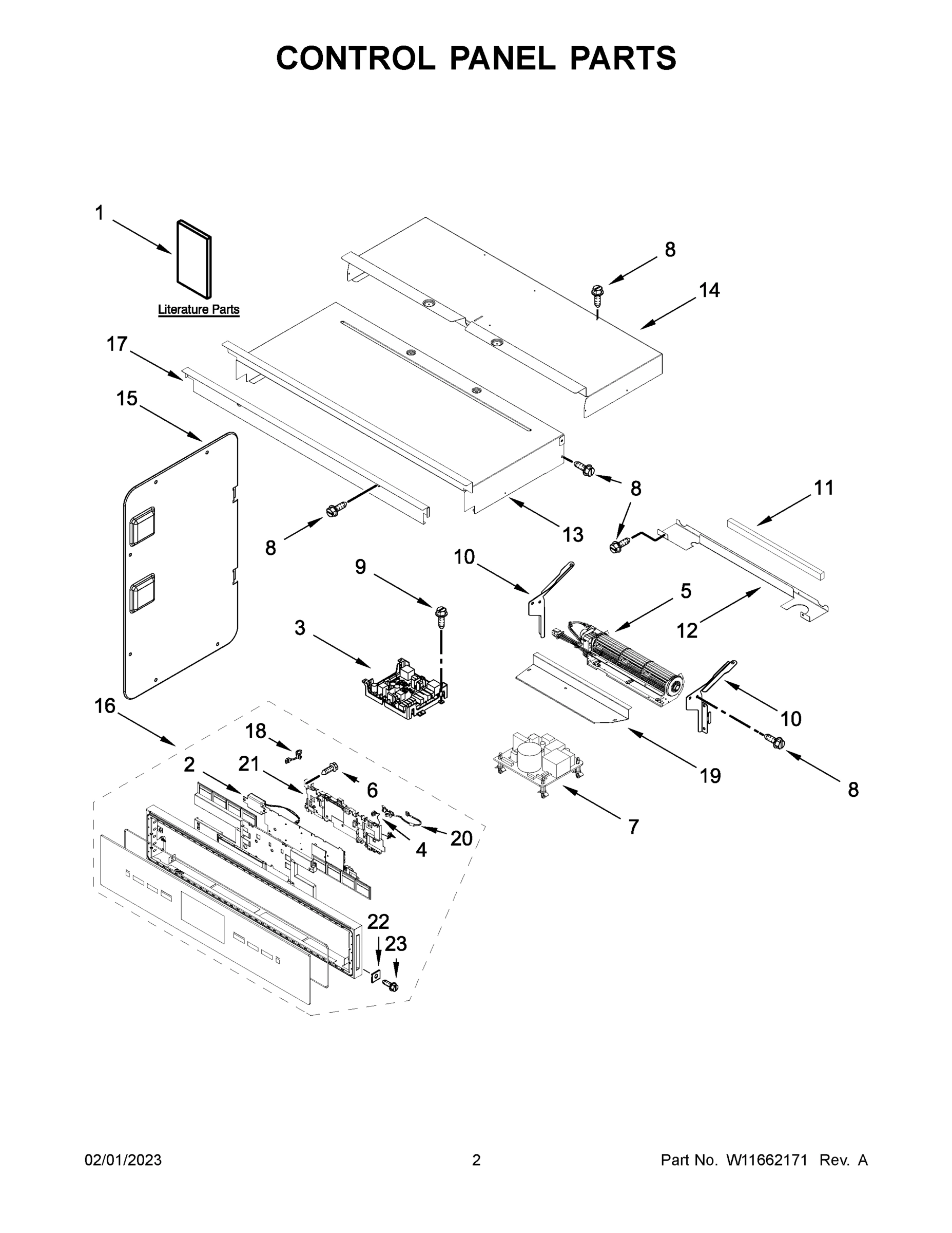 02 - CONTROL PANEL PARTS