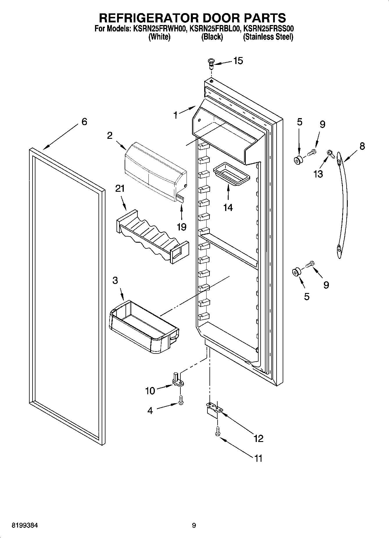 06 - REFRIGERATOR DOOR PARTS
