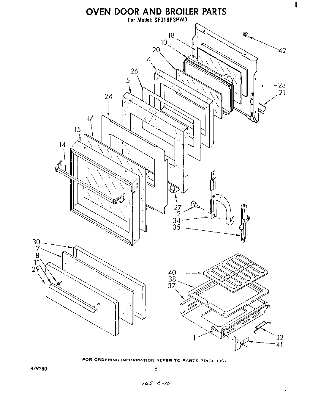 04 - OVEN DOOR AND BROILER