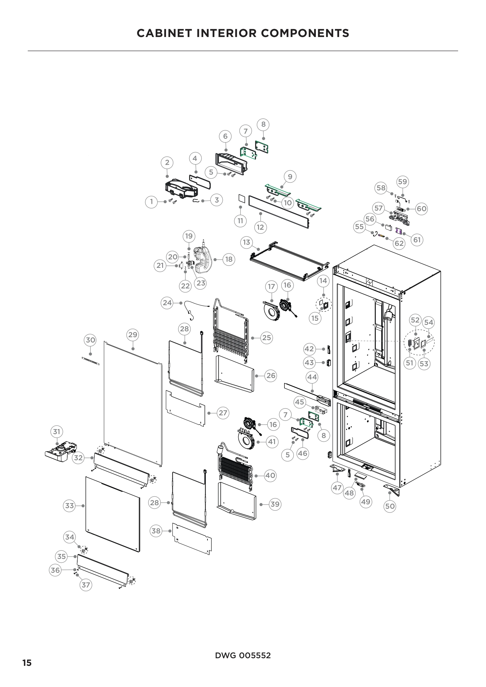 CABINET INTERIOR COMPONENTS