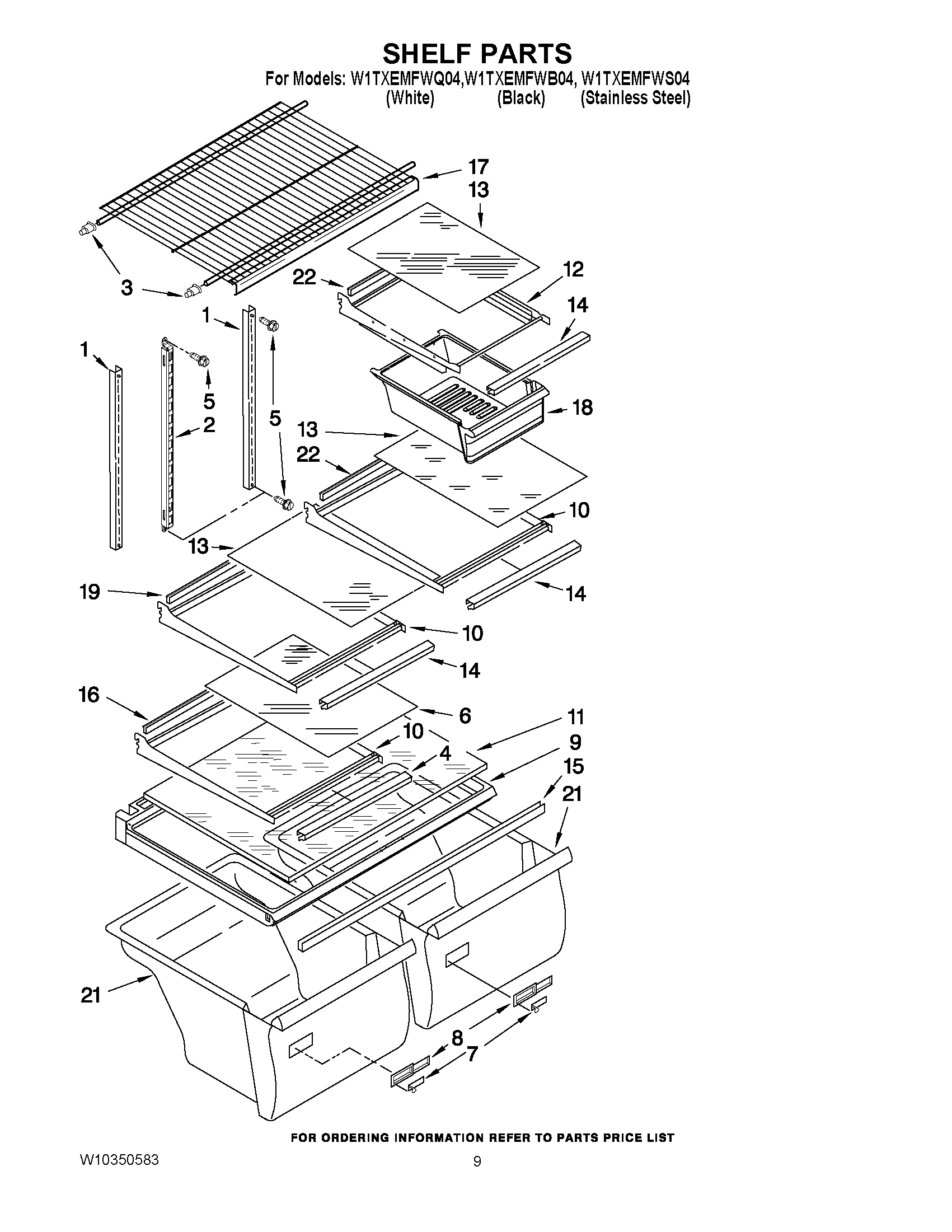 05 - SHELF PARTS
