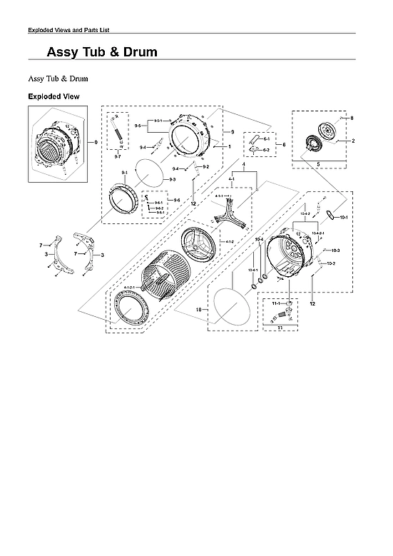 Tub & Drum Assembly