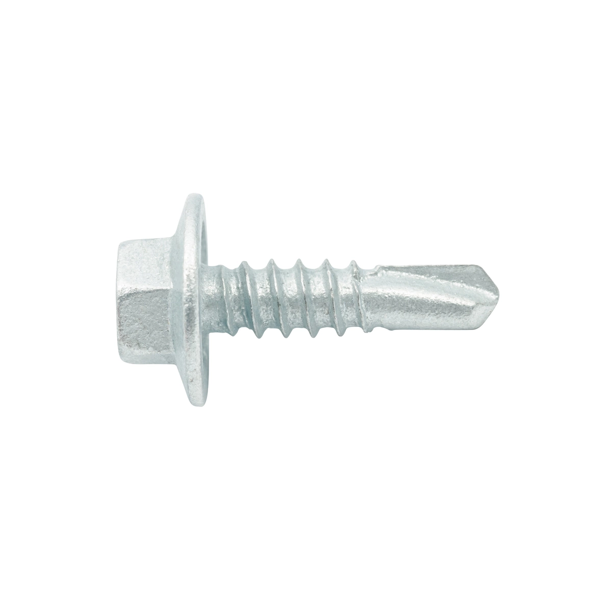 ZENITH® 12G x 20mm Class 3 Galvanised, Self Drilling, External Hex Drive, Metal Screws – External Use – 50 Pack