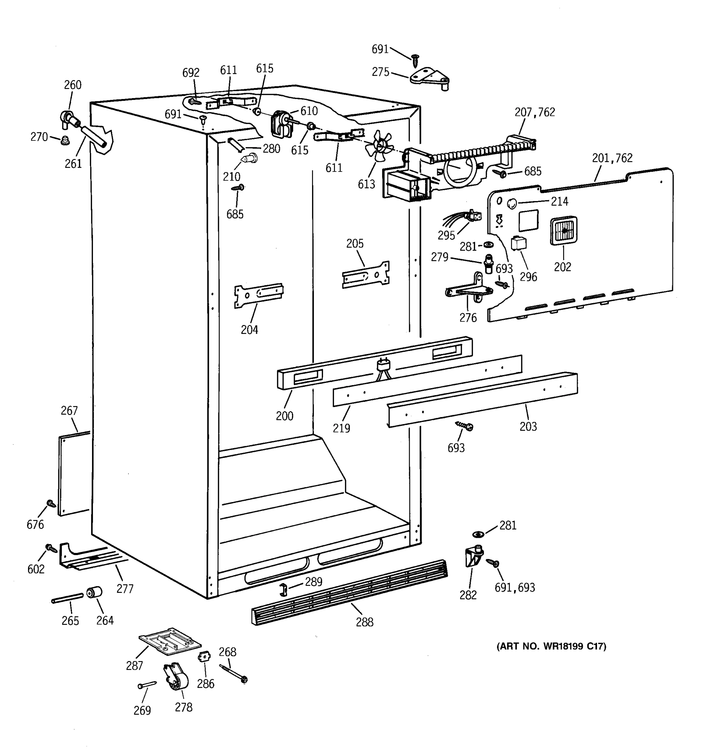 CABINET PARTS