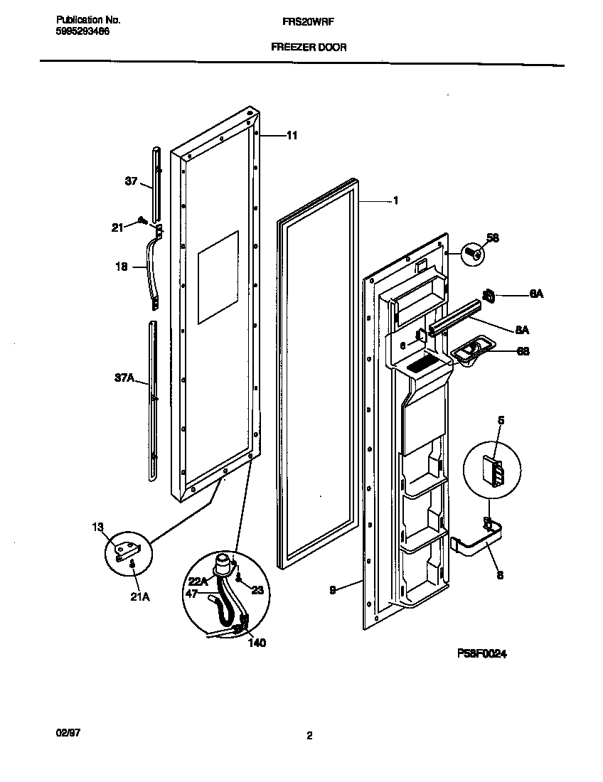 02 - FREEZER DOOR