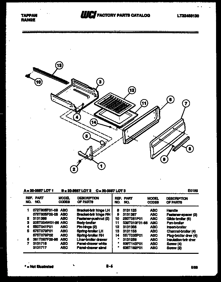 07 - BROILER DRAWER PARTS