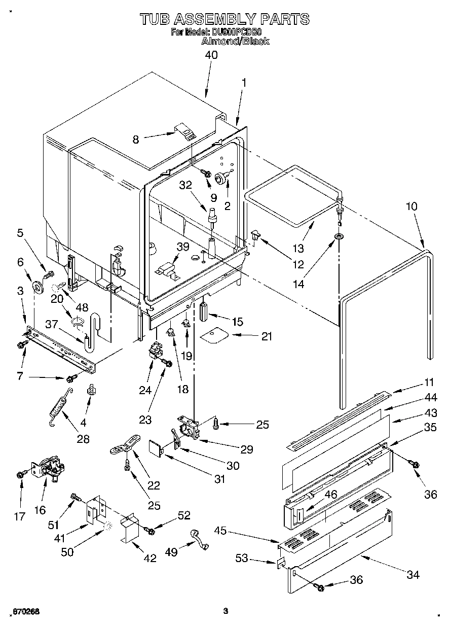 03 - TUB ASSEMBLY