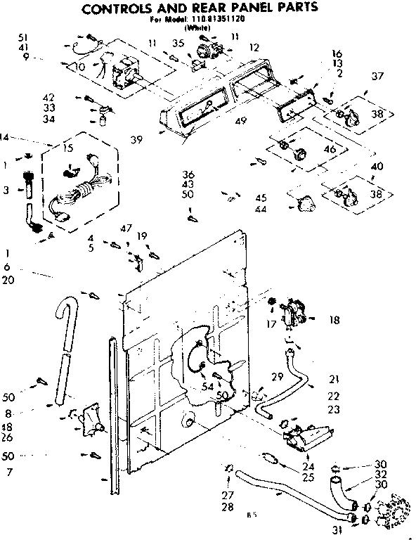 CONTROLS AND REAR PANEL PARTS