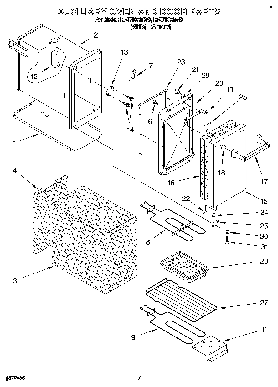 04 - AUXILIARY OVEN AND DOOR