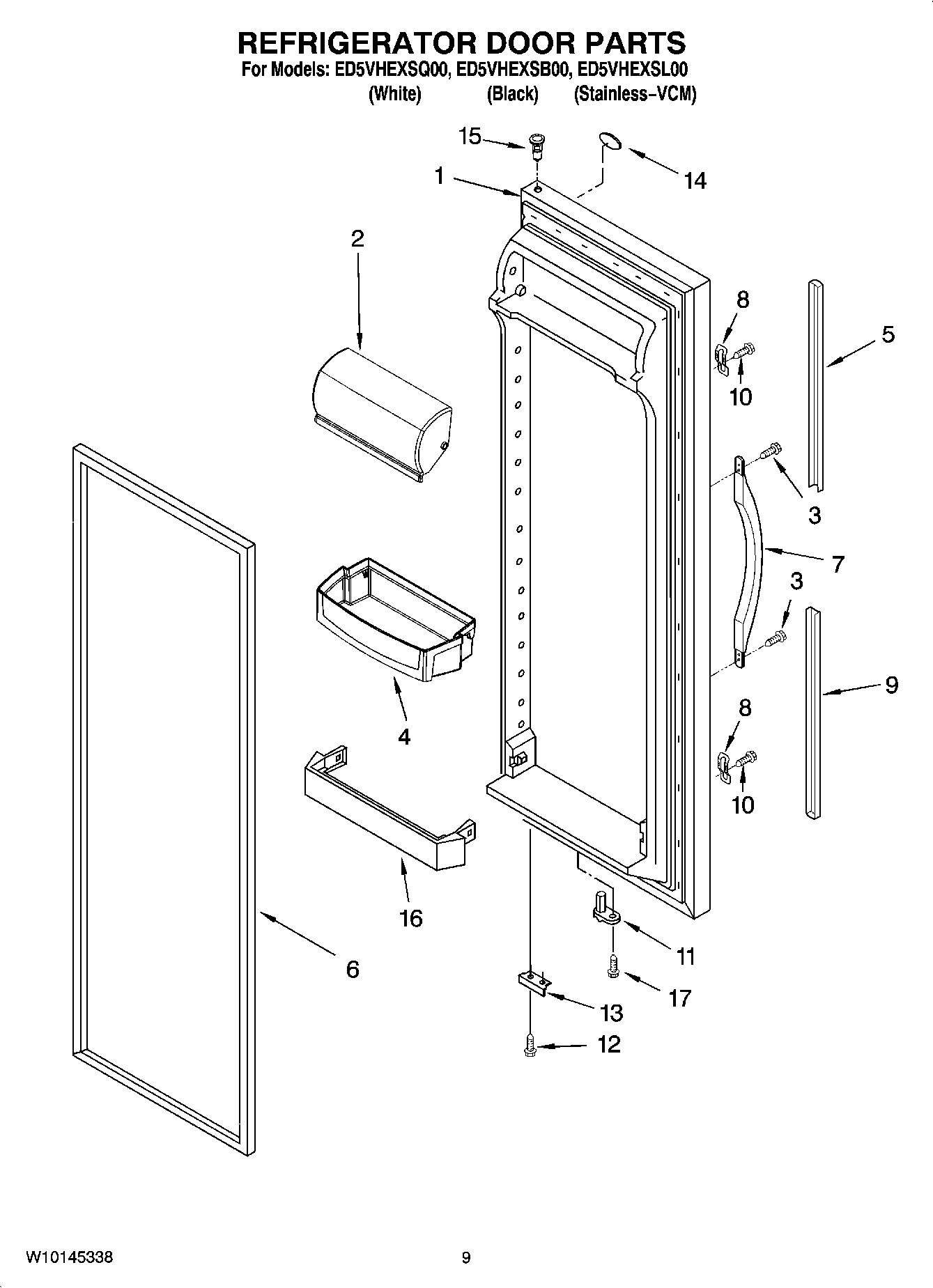 06 - REFRIGERATOR DOOR PARTS