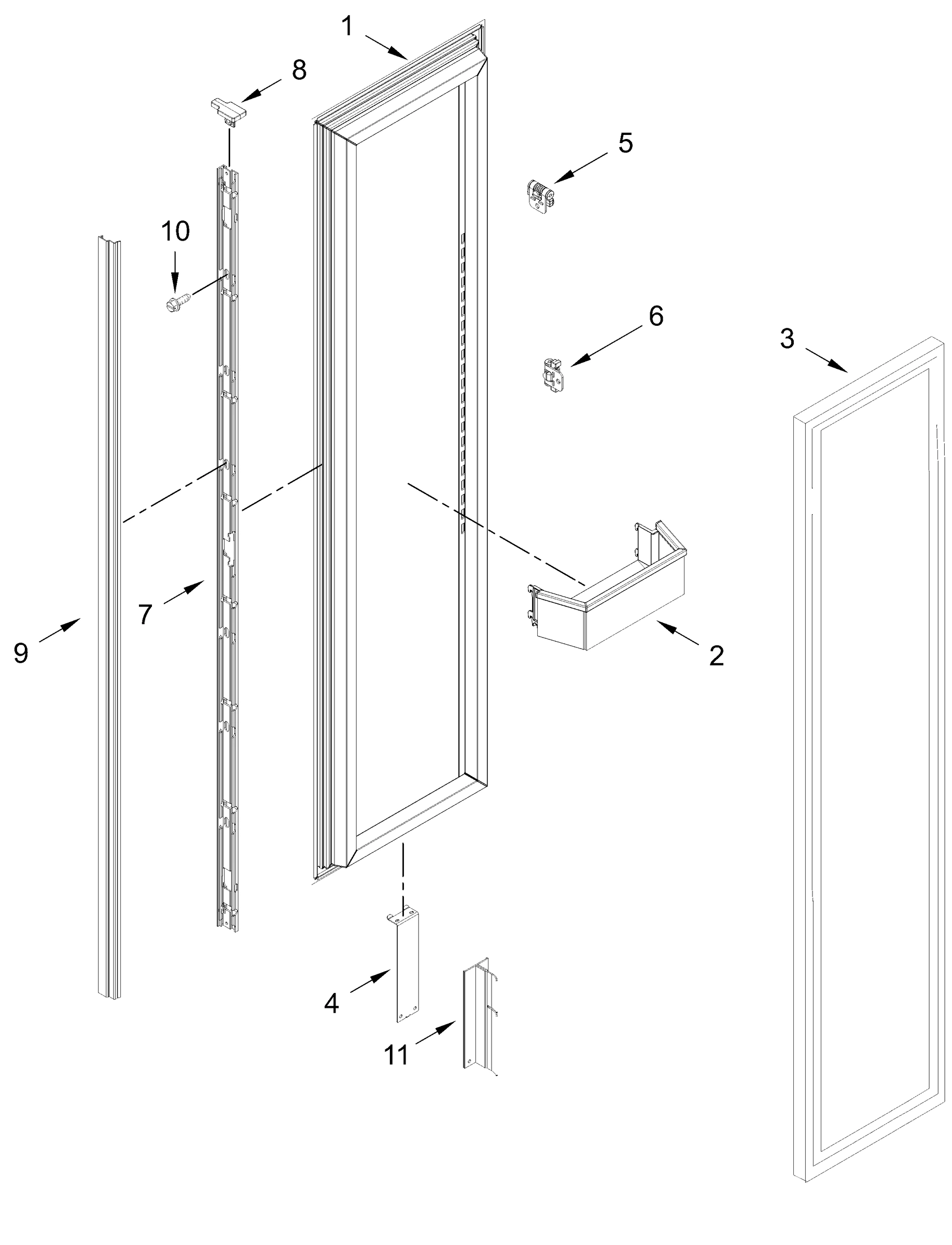 REFRIGERATOR DOOR PARTS