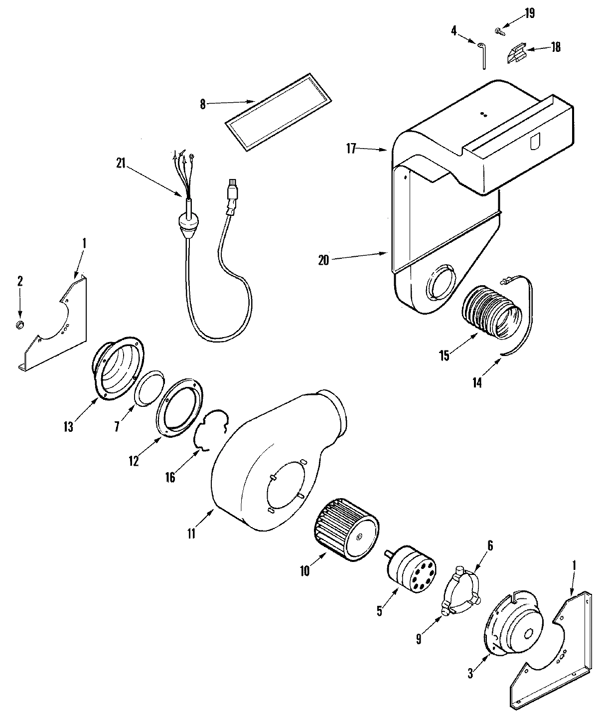 01 - BLOWER ASSEMBLY (PLENUM)